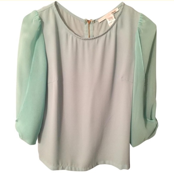 Sexy Green Ellison Blouse with Arm Flare - NWOT - Picture 5 of 8